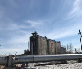 Soviet era grain storage