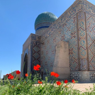 Poppies at the Mausoleum
