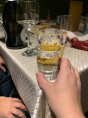 Starting 2020 with smart decisions: I did not finish this shot of vodka
